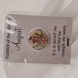 GANZ August Flower of the Month Token/Coin